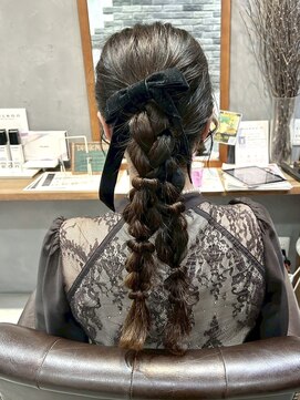 アルモヘアヴォーグ 静岡(ALMO hair VOGUE) ALMO◎結婚式ヘアアレンジ【ツインテール】