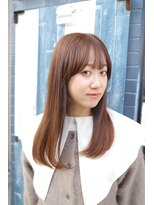 スリーヌーン(THREE noon)&nbsp;うる艶透明感ベージュミディアム