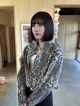 パレス(PAALS) ダークパープル × ボブ
