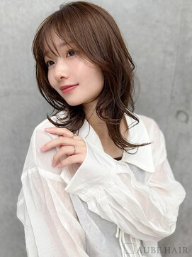 オーブ ヘアー サンシア 弘前店(AUBE HAIR sancia) 20代・30代_こなれ外ハネミディ