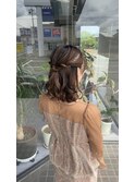 ハーフアップ◎　（漆崎　真友）