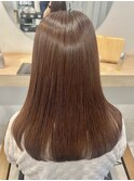 オレンジブラウンのこなれストレート【來海亮兵】