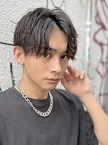 ネクストハラジュク(NEXT HARAJUKU)&nbsp;【曲がる縮毛矯正】サーフカール フェザーパーマ ブルーブラック