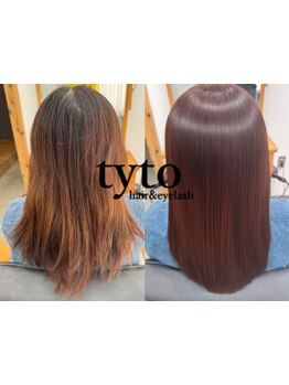 【金沢文庫】髪質改善×縮毛矯正で驚きの指通りを実現♪次世代のプレミアム縮毛矯正を体験するならtytoで☆