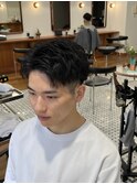 アップバングショート/メンズカット/大人メンズ