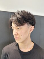 ロンドアジュール 横浜(Lond azur)&nbsp;men's/メンズ/ブルーブラック/フェザーパーマ/サーフカール/横浜