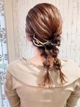 美容室 ロジェ(Roje)の写真/【特別な日のヘアアレンジ】お出かけ時のヘアセット、お着付けetc...◆ご予約・ご相談受付中です☆