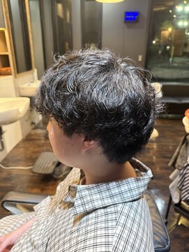 スマイルヘア 浦和店(Smile hair) シャドウパーマ/ツーブロマッシュ/束感/<理容室>[浦和/メンズ]