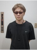 10代20代メンズブリーチンダブルカラーナチュラルショート
