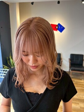 アカラ(acala) ハイトーンピンクベージュ【イルミナカラー/縮毛矯正/髪質改善】