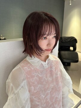 アム(amu) レイヤーボブ/ボブレイヤー/くびれボブ/ラベンダーカラー