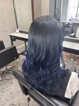 パヌポン(PANUPON) ベージュハイライトケアブリーチダブルカラーバレイヤージュ