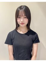 ロンドリゼル 札幌(Lond RiseL) オリーブグレー/前髪/ボブ/マロンベージュ/レイヤーカット/小顔