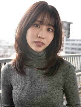 ホロン 池袋(HOLON) 池袋HOLON【ミディアムレイヤー/レイヤーカット/暗めカラー】