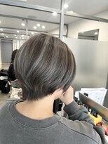フェイス 札幌麻生店(face)&nbsp;【くびれショート×ハイライト】白髪ぼかしも可能◎