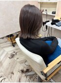 [オリーブグレージュ/外ハネボブ]
