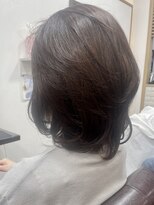 ヘアー グリーン(hair green)&nbsp;大人のミディアムレイヤー【百合ヶ丘／髪質改善】