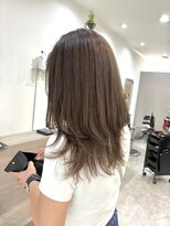 ヘアアンドメイク 心座(hair&make)&nbsp;髪質改善×大人レイヤー×透明感カラー