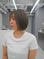 エニフォーイーストハム(Eni for eastham)&nbsp;ブリーチカラー/オリーブベージュ/ショートボブ