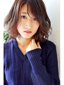 ドロップ(drop) モードなカラーボブ 【カラー モード 表参道】