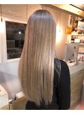 【Beach】ハイライトブロンドヘアー