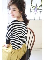 ケアシンサイバシ(CARE shinsaibashi) ローポニーテールでルーズな大人アレンジ