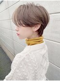 センターパートショートボブ/20代/30代/40代/ハイライト