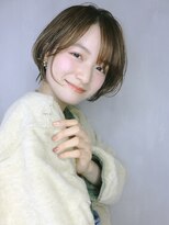 アルバム 渋谷パルコ(ALBUM) ニュアンスショートスタイル_耳かけウェーブパーマ_76644