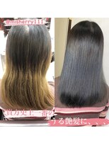 ミシェリー(misherry)&nbsp;♪misherry うる艶髪 ピンクベージュ　髪質改善3♪