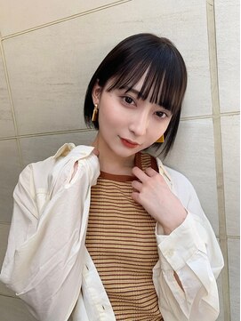 ヌイ 横浜(nui) ミニボブワイドバング_ミストバンググレーベージュ