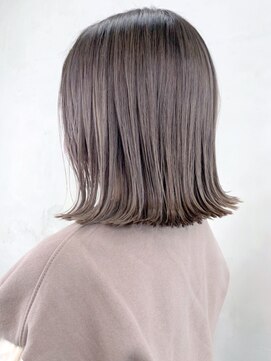 アイティー バイ アルバム 浦和店(IT by ALBUM) ダークグレー_Aラインボブかきあげロング_ba320441