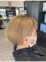 ドゥ 本店(DOUX) ペールベージュ　モテ髪ヘアカタログ　透明感カラー