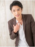 ≪mod's men≫ナチュラルアッシュなツーブロックショートQ