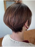 小頭ショート マットベージュ