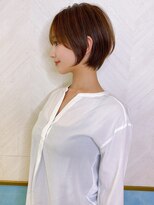 ロンド ストラーダ 心斎橋(Lond strada)&nbsp;ショート×ハイライト白髪ぼかし×シルキーベージュ[心斎橋]