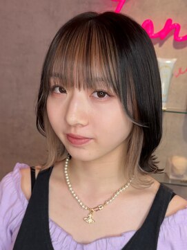 ロンドヴァリー 渋谷店(Lond vallee) 韓国インナーカラーホワイトベージュ！