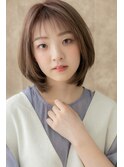 □大人ガーリーオンブレシルキーベージュ306-3戸頭10代20代30代