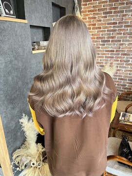 空 ミルクティーベージュ/ホワイトベージュ