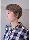 30代40代/5分セット・ショートボブパーマ・ラベンダーベージュ
