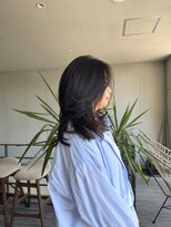 リバレッジ 広尾(Leverage)&nbsp;外国人風ミディアムレイヤー：Maho Toda