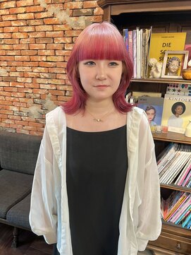 アンリ(Henri) 【かしむら】ブリーチ/ブリーチカラー/ルーツカラー/暖色カラー