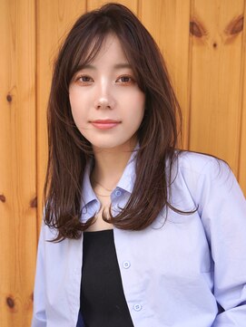 ブゾン(buZon) 【buZon ブゾン】ナチュラルレイヤーカット×オリーブベージュ