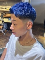 エクファフォーメン(EX-FA FOR MEN)&nbsp;カルマパーマ/ベリーショート/ダークアッシュ/ニュアンスパーマ