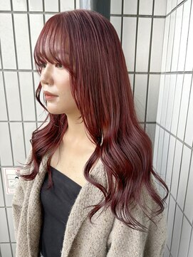 ザ オーダー(THE ORDER) 赤髪/ブリーチなしダブルカラー/ブリーチなしカラー/暖色カラー