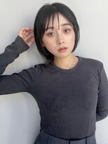 トリッカ シブヤ(TRICCA SHIBUYA)&nbsp;透明感カラー/前髪/似合わせカット/イメチェン/ぱつっとボブ