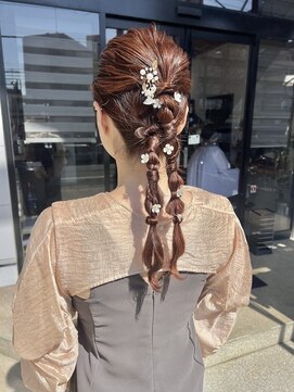 ラックセカンドスペース(LUCK 2nd SPACE) 【お呼ばれアレンジ】大人タイトツイン　畑瀬彩華