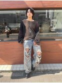 メンズカットパーマ/ニュアンスパーマ/フェザーパーマ[北千住]