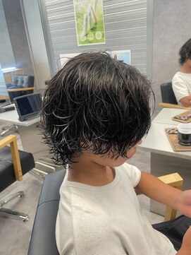 メンズサロン キング 梅田店(Men’s salon K!ng) ホワイトメッシュ/ツイスト/ツイスパ/パーマ/メンズ/眉毛