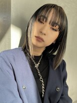 イミ(imi)&nbsp;大人ボブ/ストレート/グレージュカラー/前髪/髪質改善[登戸]