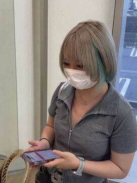 リアン(LIAN) ハイライトカラーミルクティーベージュケアブリーチダブルカラー